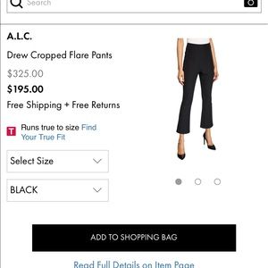 ALC Cropped Flair pants